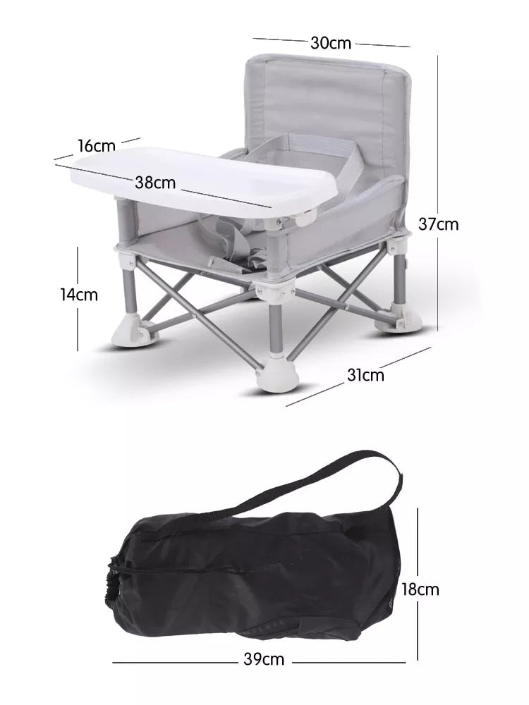 TotTrek™: Multifunctional Portable Baby Dining Chair
