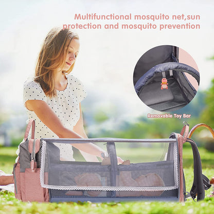 NapNest™: Portable Diaper Bag and Baby Stroller Organizer