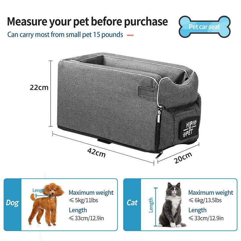 SafePaws™: Secure and Cozy Pet Car Seat